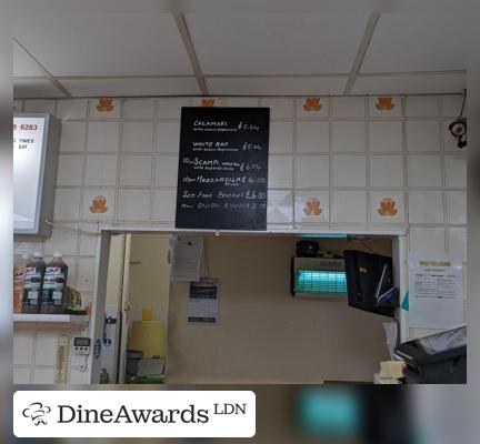 Blackboard - Anerley Chippy