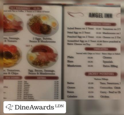 Menu - Angel Inn