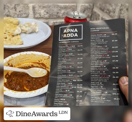 Menu - Apna Adda