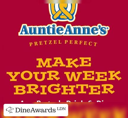 Advertisement - Auntie Anne's Pretzel Bar