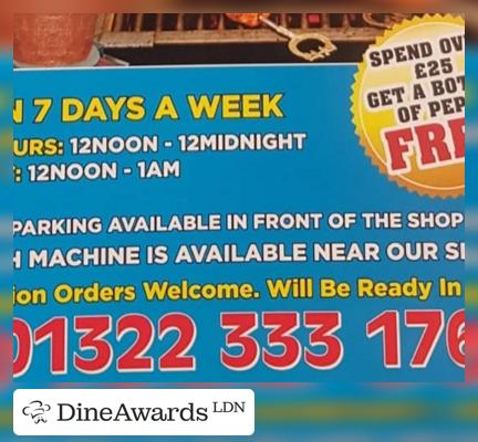 Advertisement - Barnehurst Kebab House