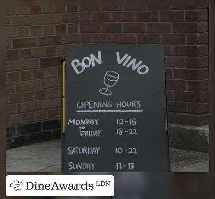 Blackboard - Bon Vino Maltby