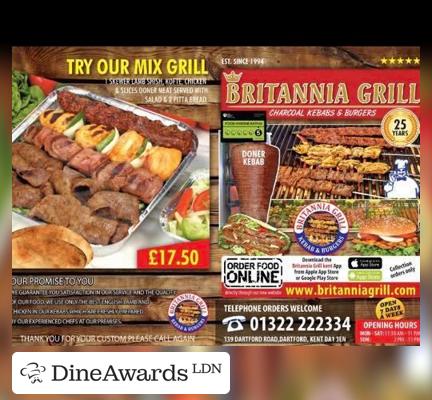 Advertisement - Britannia Grill