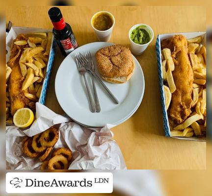 Food - Cod's Plaice Fish and Chips