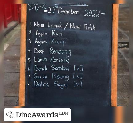 Blackboard - Dapur