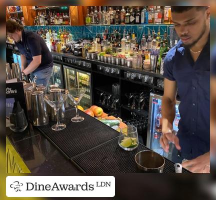 Bar counter - Dirty Martini Bishopsgate