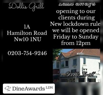 Advertisement - Dollis Grill