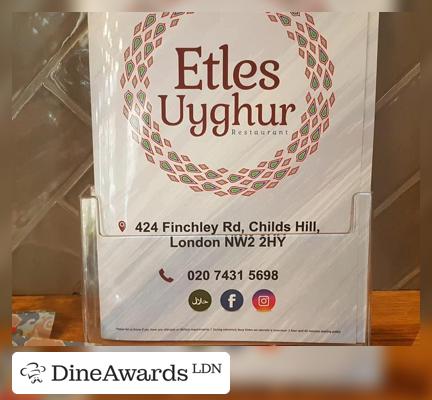 Advertisement - Etles Uyghur Restaurant