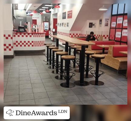 Interior - Five Guys Brixton