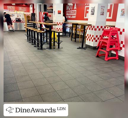 Interior - Five Guys Bromley