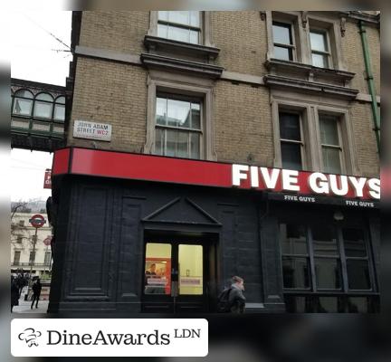 Exterior - Five Guys Charing Cross