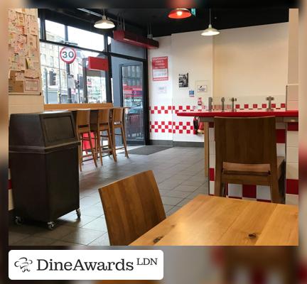 Interior - Five Guys Clapham