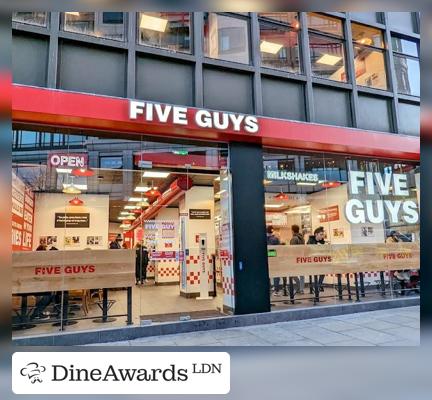 Exterior - Five Guys Liverpool Street