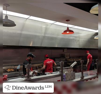 Interior - Five Guys Tottenham Court Road