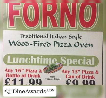 Advertisement - Forno Pizza