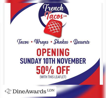 Advertisement - French Tacos UK (Harrow Road)