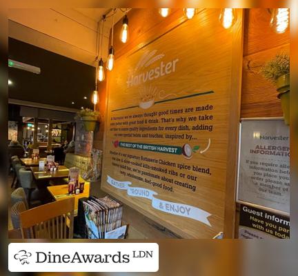 Advertisement - Harvester Royal Hanwell