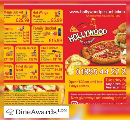 Advertisement - Hollywood Pizza & Chicken