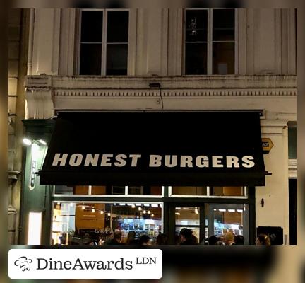 Facade - Honest Burgers Leicester Square