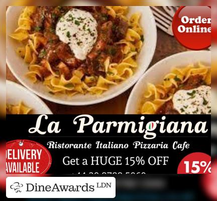 Advertisement - La Parmigiana