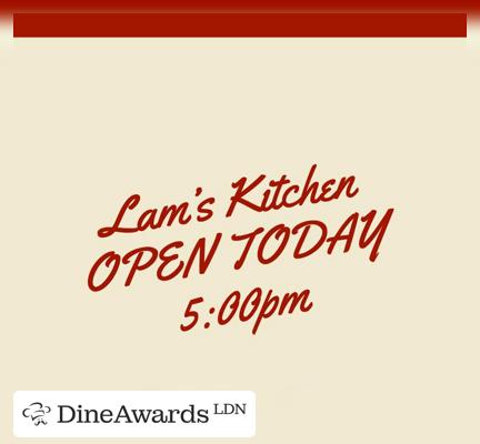 View - Lam's Kitchen