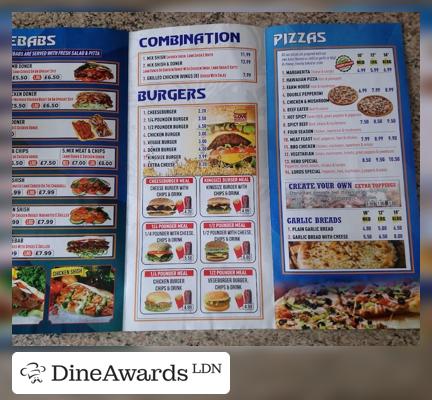 Menu - MC Kebab & Kebab Centre