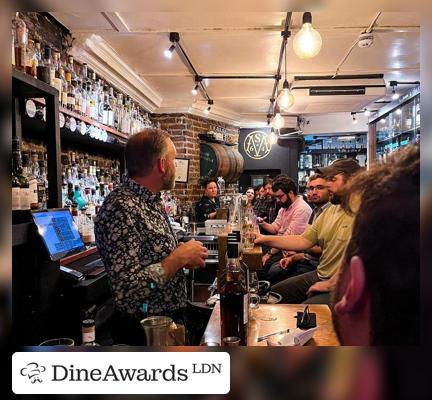 Bar counter - Milroy's of Soho