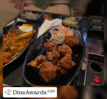 Korean fried chicken - YORI Shoreditch