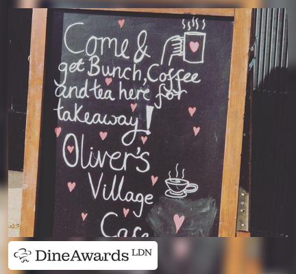 Blackboard - Oliver's Village Café