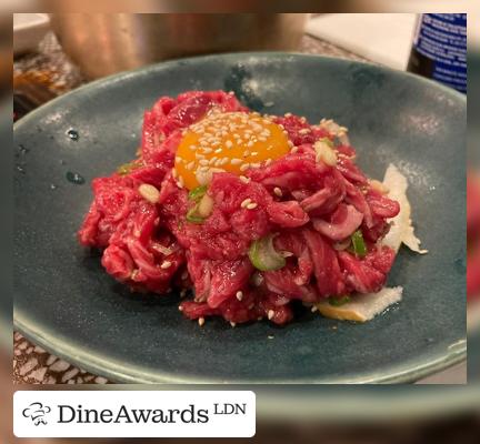 Beef tartare - Olle Korean Barbecue