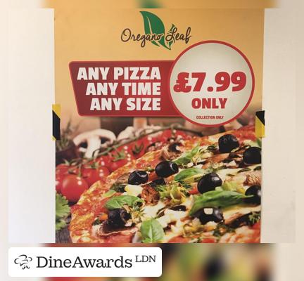 Advertisement - Oregano Leaf Pizzeria