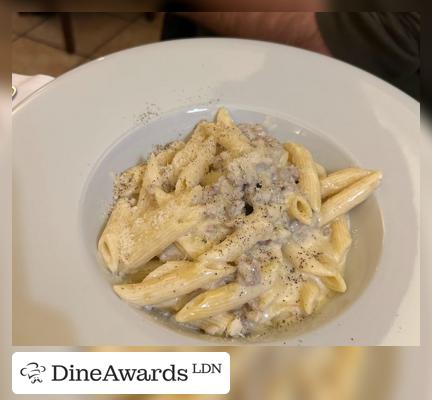 Penne pasta - Osteria del Portico