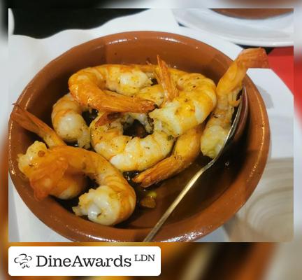 Gambas al ajillo - Pata Negra