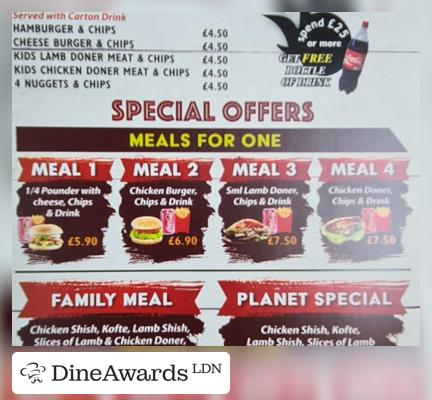 Advertisement - Planet Kebab Mitcham Road