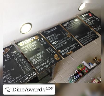 Blackboard - Putney Pier Fish & Chips