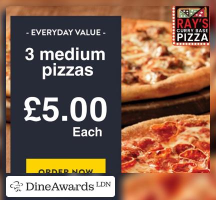 Advertisement - Rays Curry Base Pizza