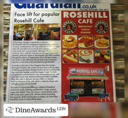 Advertisement - Rosehill Cafe