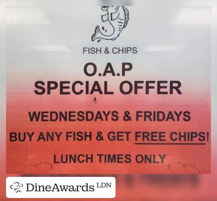 Advertisement - Salisbury's Fish & Chips