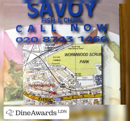 Poster - Savoy Fish Shop & Restaurant