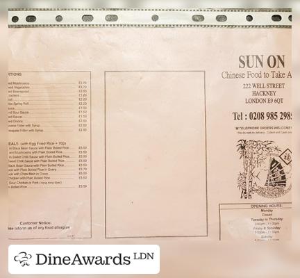 Image - Sun On Chinese Take Away