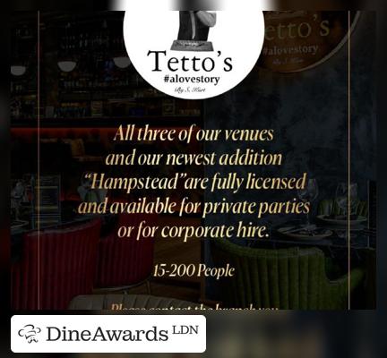 Advertisement - Tetto’s Rooftop Hampstead