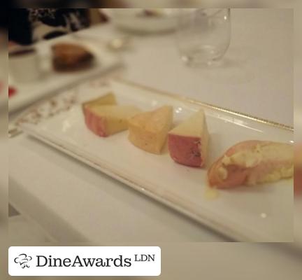 Cheese plate - The Goring Dining Room