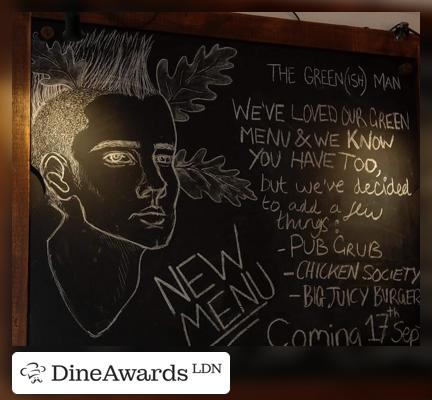 Blackboard - The Green Man