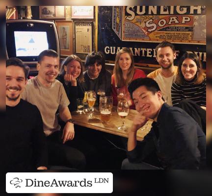 Bar counter - The Hemingford Arms