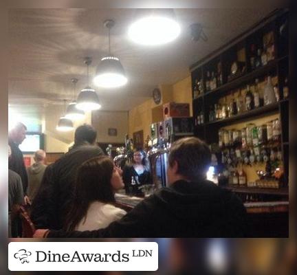 Bar counter - The Hungerford Arms