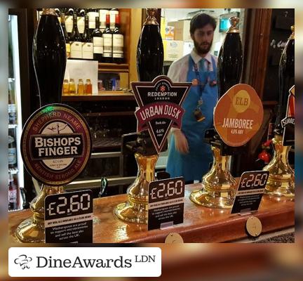 Bar counter - The Nonsuch Inn