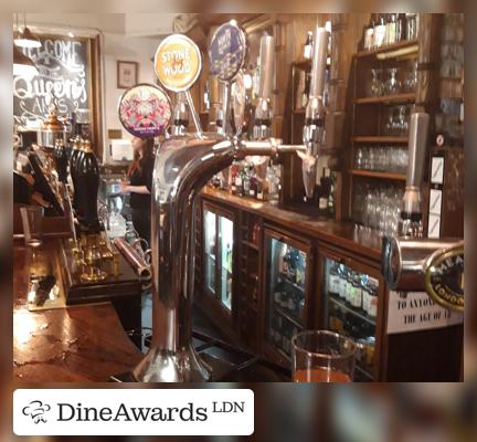 Bar counter - The Queens Arms