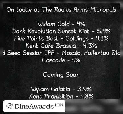 View - The Radius Arms Micropub