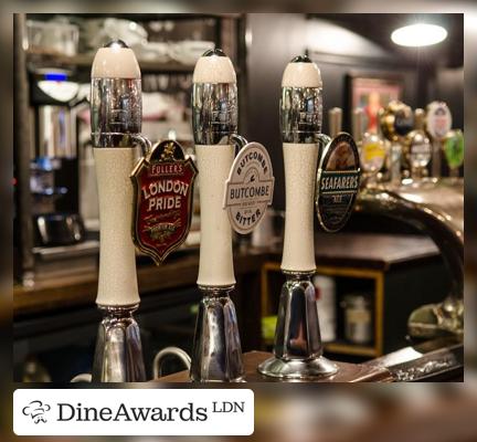 Bar counter - The Telegraph, Moorgate