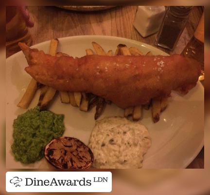 Fish and chips - The White Hart